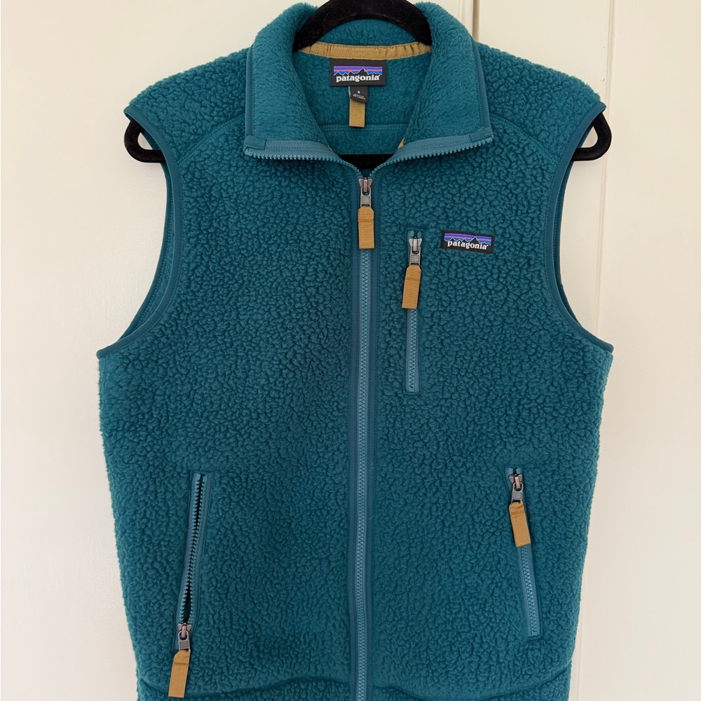 Patagonia Fleece Vest in Teal